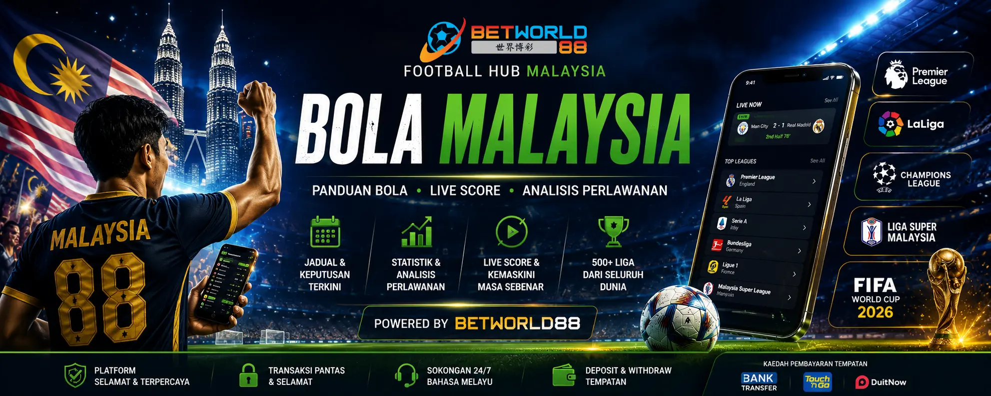 BETWORLD88 — Football Betting Hub Malaysia